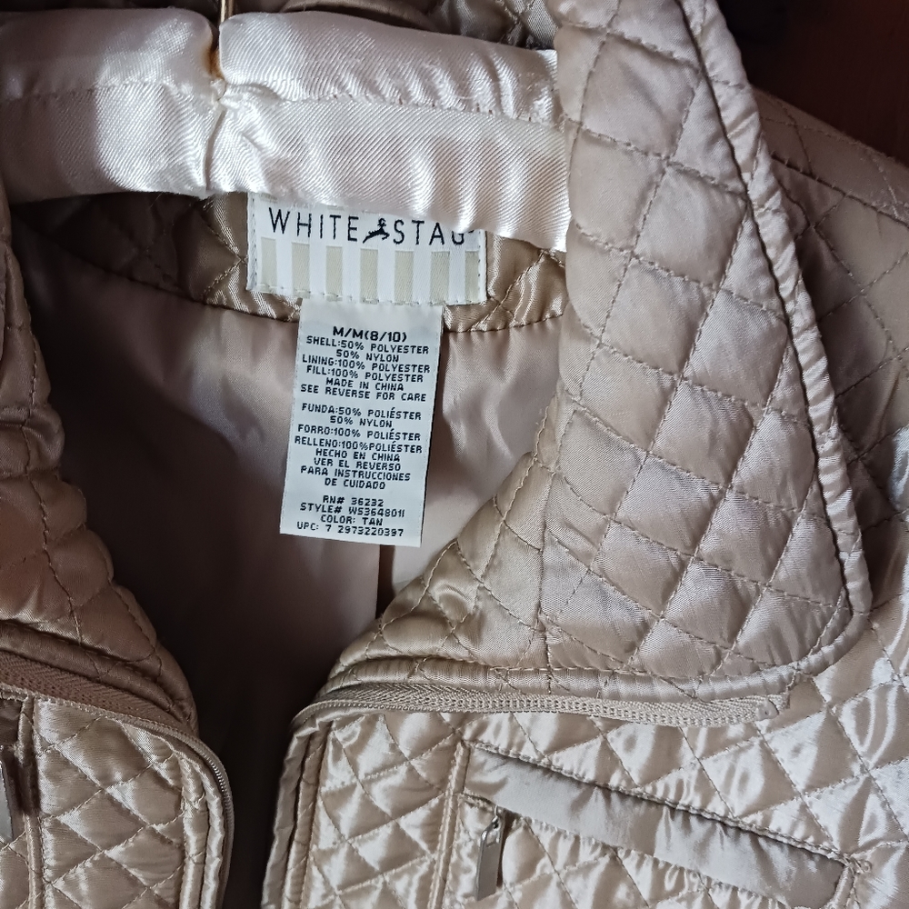 Gold Quilted Jacket - Picture 3 of 5